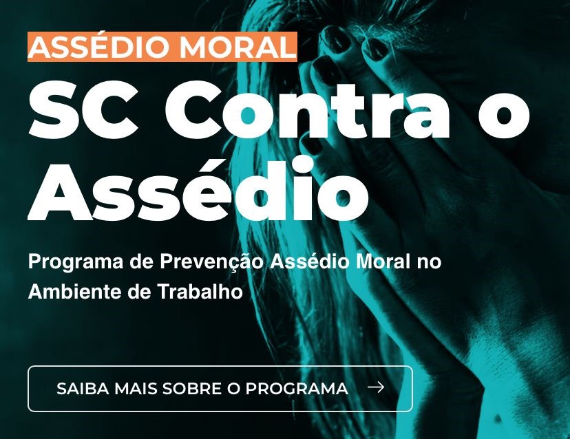 SCTI tem parceria com CGE no site do Programa de prevenção ao assédio moral do executivo estadual