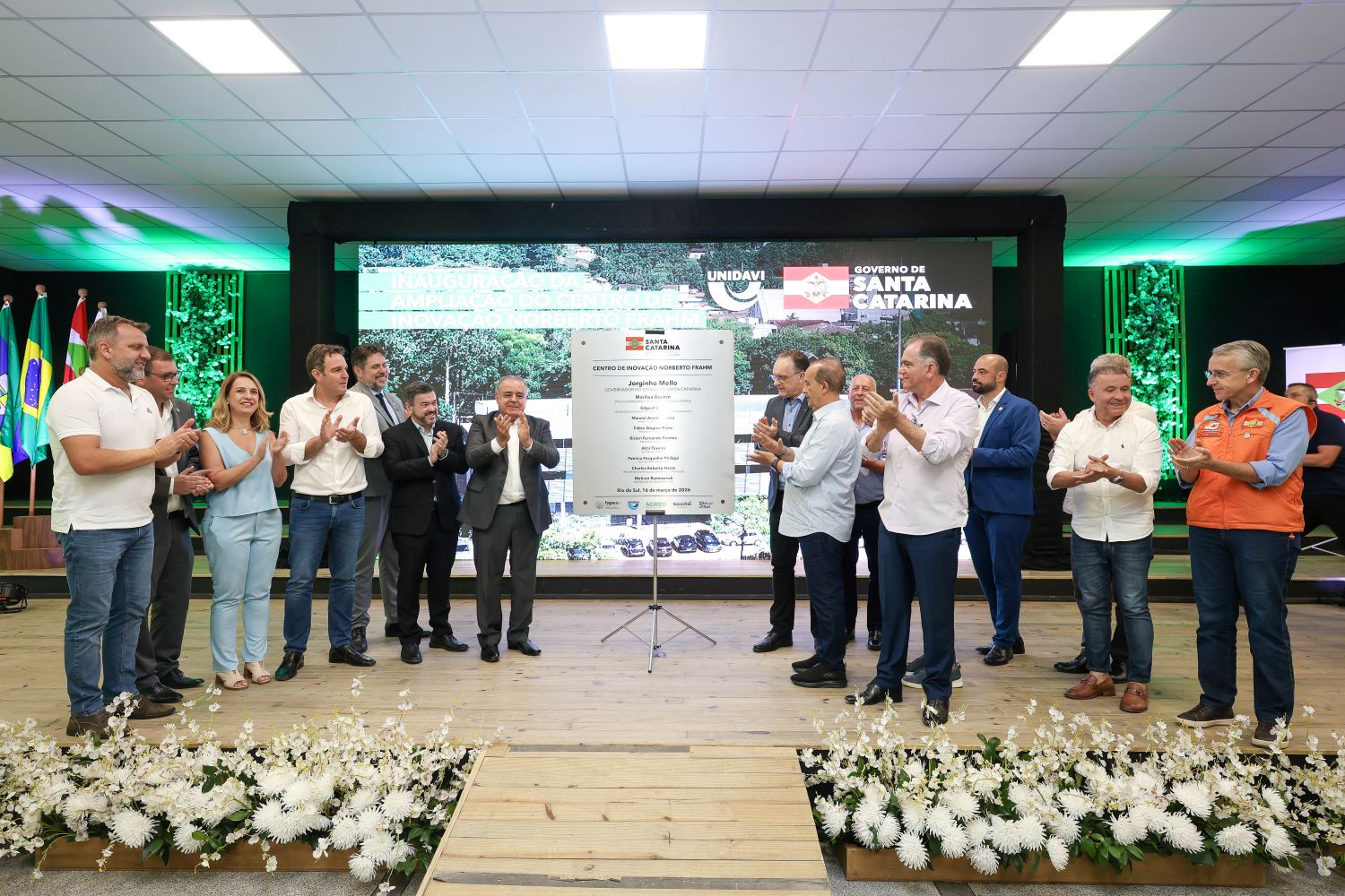 Governo de Santa Catarina entrega ampliação do Centro de Inovação de Rio do Sul e anuncia R$ 4 milhões em recursos para empreendedorismo